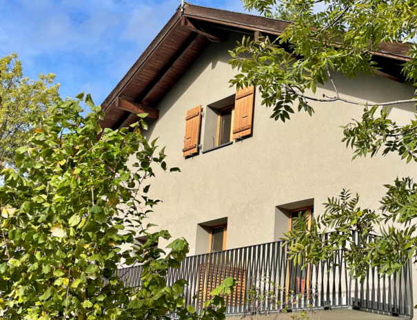 Vue sud de la maison